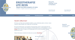 Desktop Screenshot of ergotherapie-rein.de